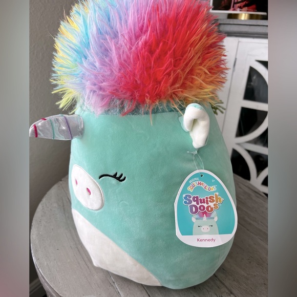 NWT- COLLECTIBLE SQUISHMALLOW KENNEDY THE UNICORN - 16” - Picture 2 of 7